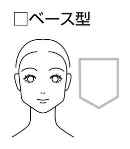 10の黄金比 による絶対に似合う髪型ベース型編 One Concept